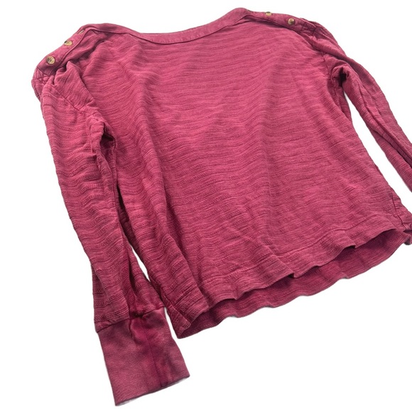 Anthropologie Cranberry Boat Neck Long Sleeve In Size S - Picture 2 of 4